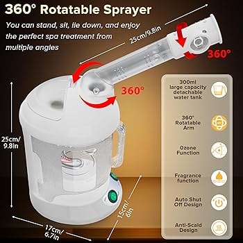 Amazon.com: Easy to Clean Facial Steamer, Portable Nano